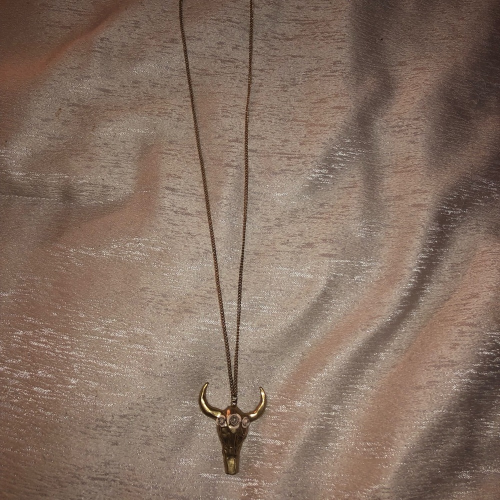 Pendant buffalo skull necklace 😍